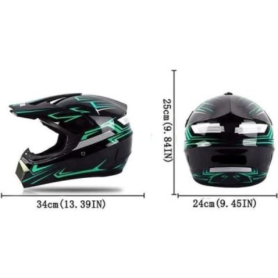 casque de motocross adulte antcool avec lunettes sans couver