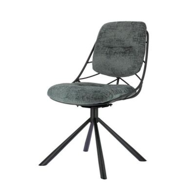 chaise pivotante design-tissu