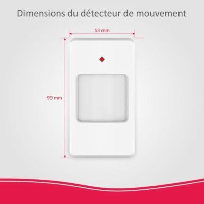 détecteur de mouvement elro as90pr pour elro home + système