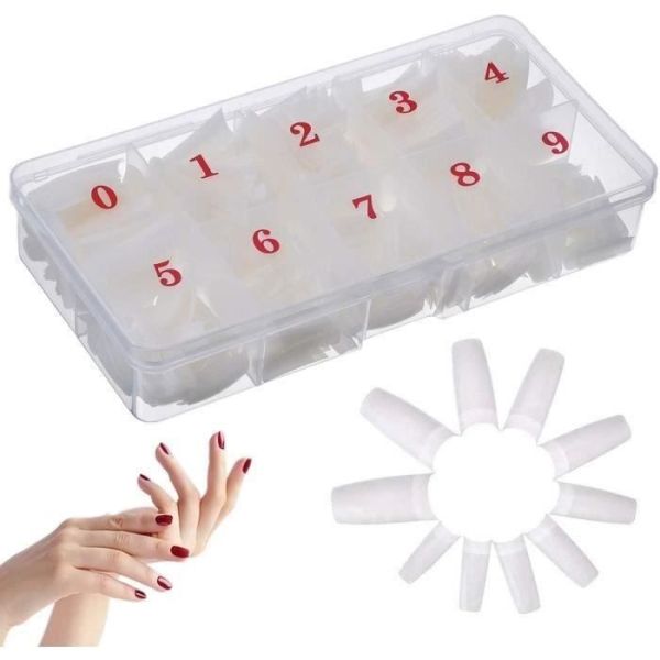 faux ongles 500 pcs naturel