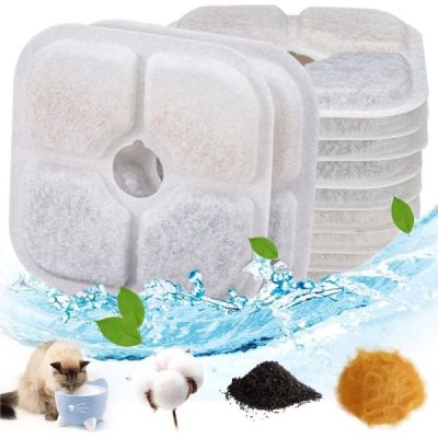 filtre fontaine eau chat avec