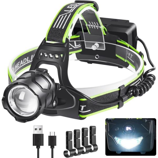 lampe frontale puissante avec