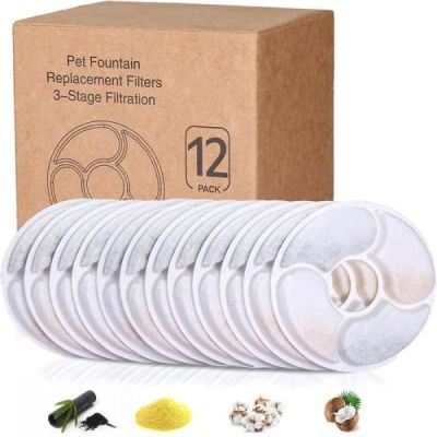 lot de 12 filtre fontaine 4