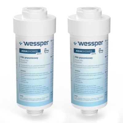 lot de 2 filtres de douche en