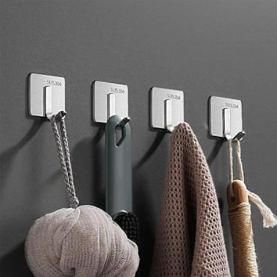 lot de 4 crochets adhsifs