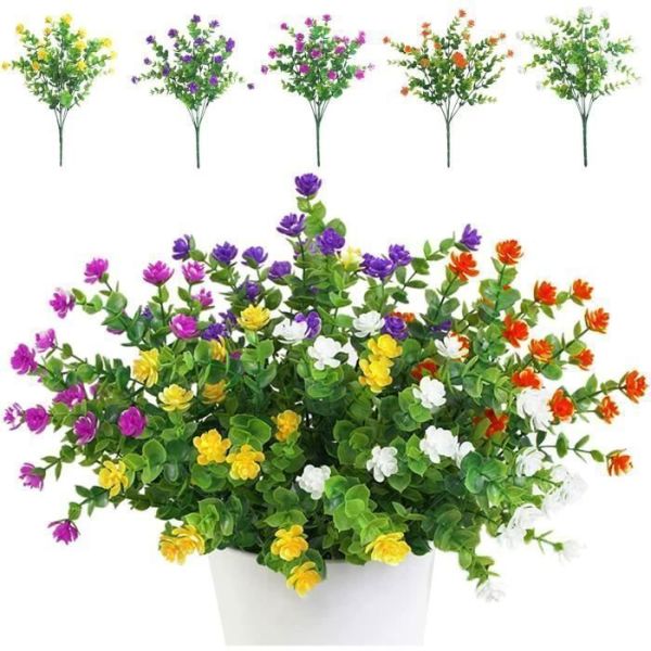 lot de 5 bouquets de fleurs