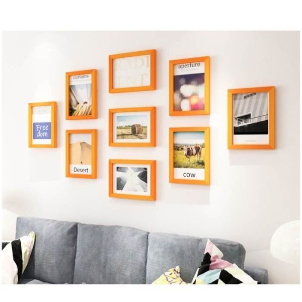 lot de 9 cadre photo mural 7