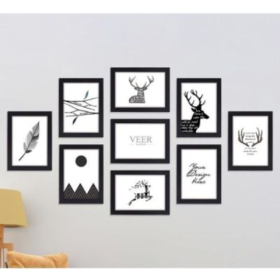 lot de 9 cadre photo mural 7