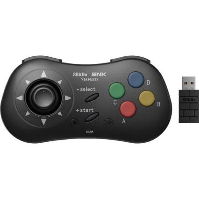 manette noire neo geo mini