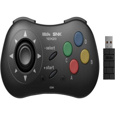manette noire neo geo mini
