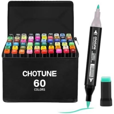marqueurs 60 couleurs