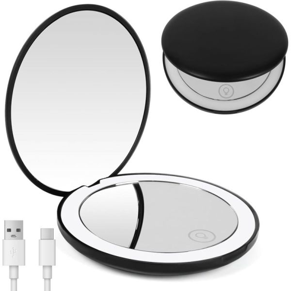 miroir de voyage avec lumire