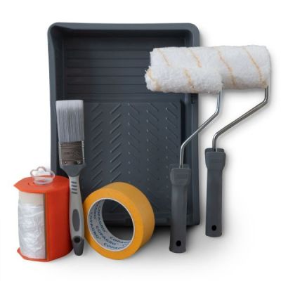 outils de peinture murale
