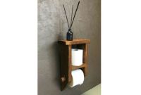porte papier toilette bois
