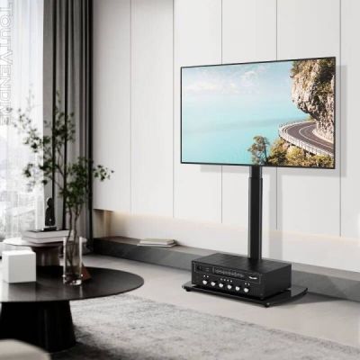 support tv sur pied meuble