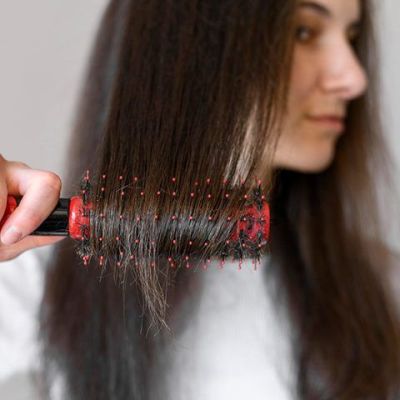 vingvo brosse  cheveux ronde