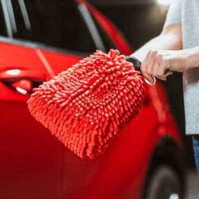 voiture gant de lavage mitt