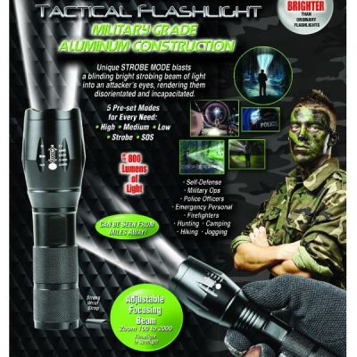 x800 tactical flashlight le