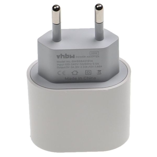 vhbw chargeur adaptateur