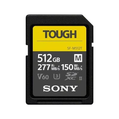 carte sd série sf-m tough 512go uhs-ii v60 u3 - sony