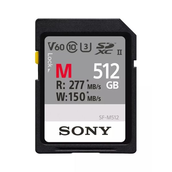 carte sd série sf-m tough 512go uhs-ii v60 u3 - sony