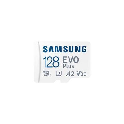 carte mémoire micro sd samsung evo plus 128 go blanc