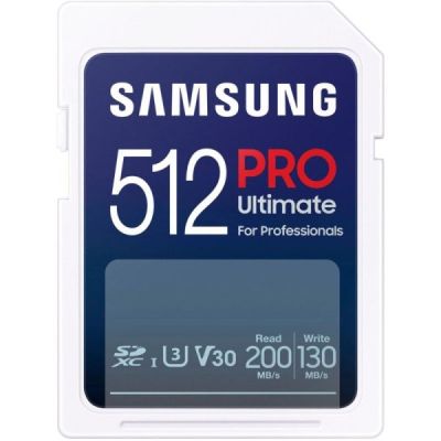 carte mémoire microsdxc samsung pro ultimate 512 go bleu
