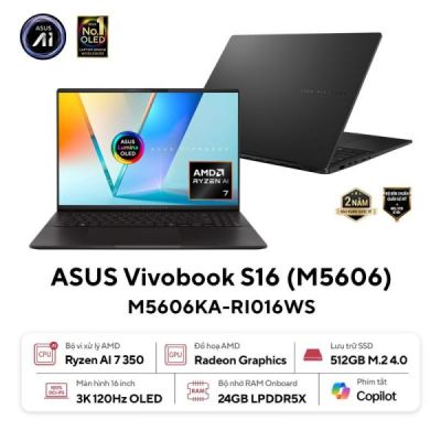 PC portable Asus Vivobook S OLED 16 M5606KA-SH148W - 16.0"