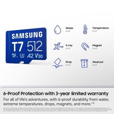 samsung t7 microsdxc 128 go, carte mémoire