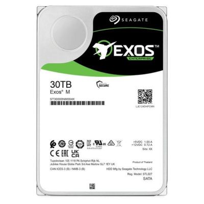seagate 30tb, 7200rpm, 512mb, sataiii, exos m, cmr