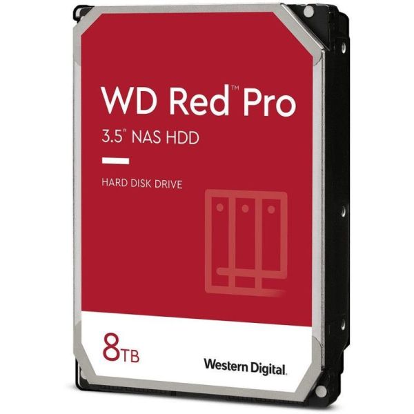 wd red pro 3.5" 8tb, 7200 rpm, 256mb, sata iii hard drive for nas 2w11102