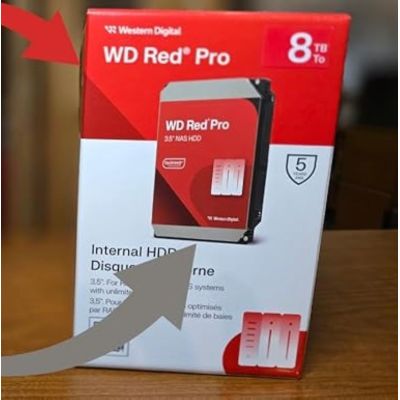 wd red pro 3.5" 8tb, 7200 rpm, 256mb, sata iii hard drive fo