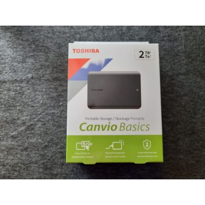 disque dur externe toshiba canvio basics - 2 to - noir mat