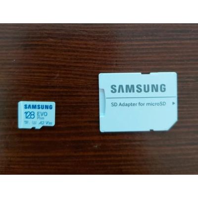 CARTE MÉMOIRE MICRO SD SAMSUNG EVO PLUS 128 GO BLANC