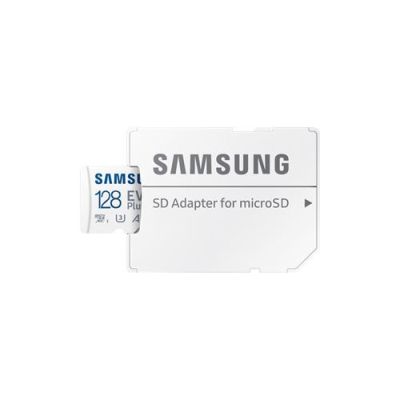 CARTE MÉMOIRE MICRO SD SAMSUNG EVO PLUS 128 GO BLANC