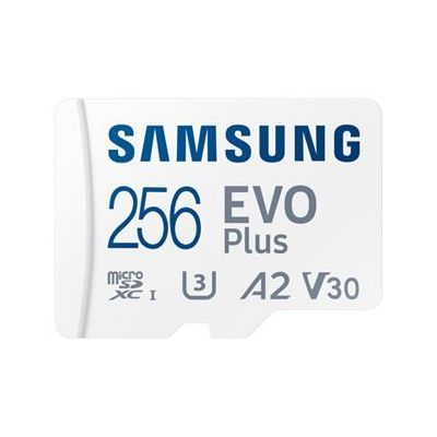 CARTE MÉMOIRE MICRO SD SAMSUNG EVO PLUS 256 GO BLANC