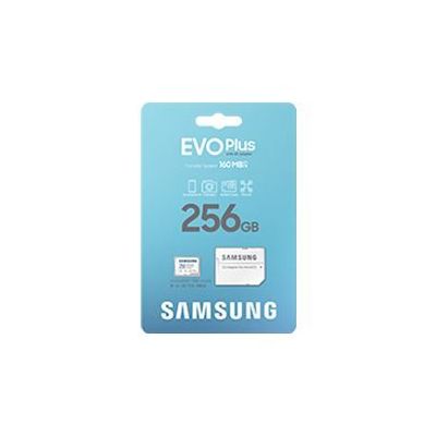 CARTE MÉMOIRE MICRO SD SAMSUNG EVO PLUS 256 GO BLANC
