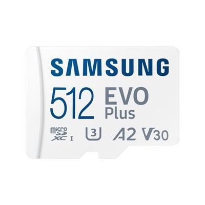 CARTE MÉMOIRE MICRO SD SAMSUNG EVO PLUS 512 GO BLANC