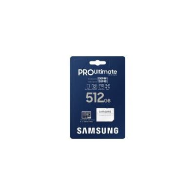 CARTE MÉMOIRE MICROSDXC SAMSUNG PRO ULTIMATE 512 GO BLEU