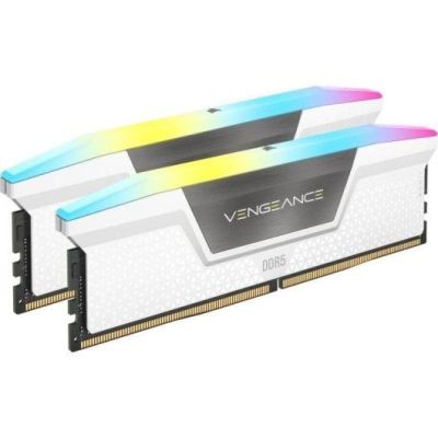 CORSAIR VENGEANCE RGB 32GB 2X16GB 6000MHZ ?L38 XMP 3.0 BLANC