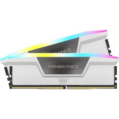 CORSAIR VENGEANCE RGB 32GB 2X16GB 6000MHZ ?L38 XMP 3.0 BLANC