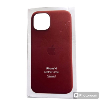 iphone 14 leather case umber