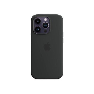 iphone 14 pro leather case midnight