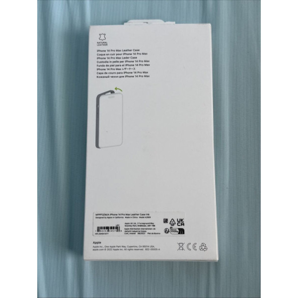 iphone 14 pro max leather case ink