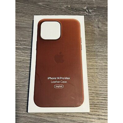 iphone 14 pro max leather case umber