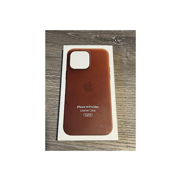 iphone 14 pro max leather case umber