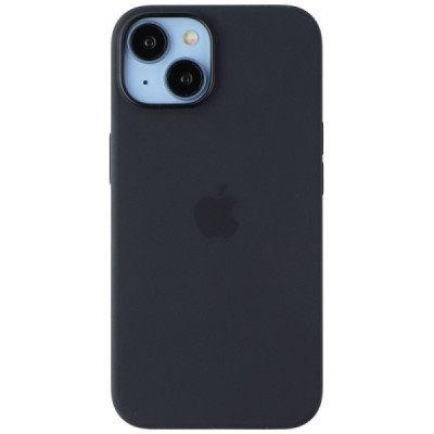 iphone 14 silicone case midnight