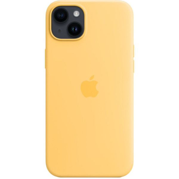 iphone 14 plus silicone case sunglow