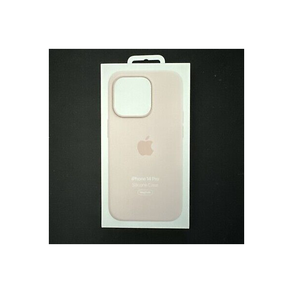 iphone 14 pro silicone case chalk pink