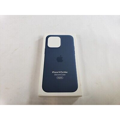 iphone 14 pro max silicone case storm blue